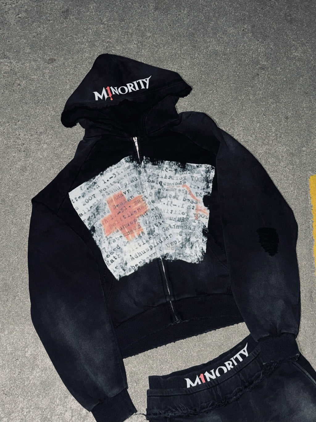 M1NORITY LOGO HOODIE (BLACK)